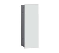 emco módulos asis 2.0 Juego de escobilla para WC modelo oculto, 1 puerta, 973427431, Color: aluminio/blanco óptico