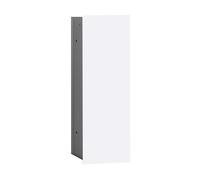 emco módulos asis 2.0 Módulo escobillero modelo empotrado, 1 puerta, bisagra de puerta intercambiable, 973428431, Color: Blanco Mate
