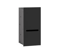 emco módulos asis 2.0 módulo para WC modelo empotrado, apertura a la izquierda, 972427522, Color: aluminio/negro