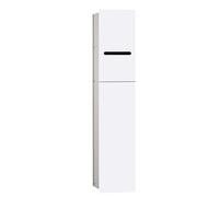 emco módulos asis 2.0 Módulo WC, modelo empotrado, puerta con 1 ranura, tope a la derecha, 975428450, Color: Blanco Mate