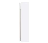 emco módulos asis 2.0 Módulo WC, modelo oculto, tope derecho, 975428452, Color: Blanco Mate
