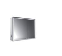 emco prestige 2 armario con espejo iluminado, modelo empotrado, 915mm, puerta ancha izquierda, 989707105, Versión: sin sistema de iluminación
