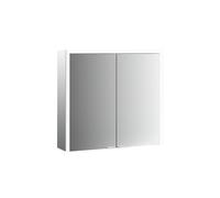 emco prime 3 armario con espejo, 1000mm, 2 puertas, modelo de superficie, 949707204, Color: aluminio/espejo