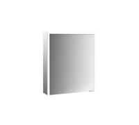 emco prime 3 armario con espejo, 600mm, 1 puerta con tope a la izquierda, modelo de superficie, 949707200, Color: aluminio/espejo
