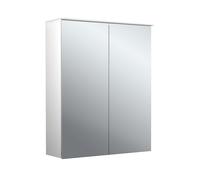 emco pure 2 Design armario con espejo iluminado con difusor de luz, 2 puertas, 600x711x153mm, 979705402