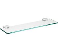 EMCO System 2 - Estante de Cristal Transparente (700 mm, Cromado)