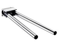 emco system 2 toallero giratorio de 2 brazos, 346 mm, cromo, 355000135