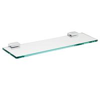 emco system2 bandeja, cristal transparente, 500x100mm, cromo, 351000150