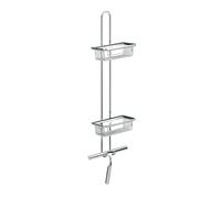 emco system2 tapón de pared, dos cestas profundas, limpiaparabrisas de...