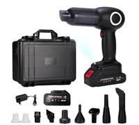 EMEBAY 20000Pa Aspiradora de Mano con Lámpara Led, Aspiradora portátil súper Potente 30 Minutos, Aspiradora inalámbrica de Coche, Aspiradora inalámbrica Mini para Coche Casa Sofá PC Oficina