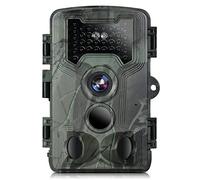 EMEBAY Cámara de Caza Pantalla LCD Impermeable de 36MP 1080P IP66, cámara de rastreo con 34 Piezas de visión Nocturna infrarroja LED de hasta 65 pies y Gran Angular de 120 ° para observación