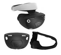 EMEBAY Cara VR Funda de Silicona para PSVR2 / Play*Station VR2, Suave Lavable, Carcasa Protectora VR para Auriculares PS VR2, Funda Protectora de Goma antiarañazos con Tapa basculante Negro