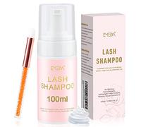 EMEDA 100ML Champú para pestañas champú espumante para pestañas extensiones, Limpiador de Espuma de pestañas para uso en salón y en casa sin aceite lash extension shampoo