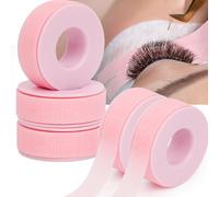 EMEDA Cinta para Pestañas de Silicona para Extensiones - Fácil de Despegar, para Piel Sensible, Microperforada y Transpirable - Para Maquillaje, Labios, Sombras de Ojos, Uso en Casa y Salón