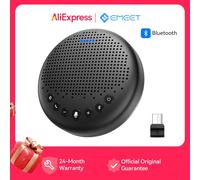 EMEET Altavoz de conferencia con micrófono Bluetooth y micrófonos para 8 personas 360 ° Altavoz inalámbrico portátil con captación de voz para empresas Conference Speaker
