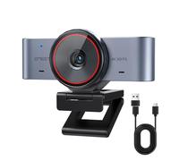 EMEET C960 Ultra Webcam 4K para PC/Mac, Sensor 1/1.5", Enfoque Automático, Cuerpo de Metal, Modo Pizarra, Tapa de Privacidad, 2 Micrófonos, Cámara Web USB para Streaming, Teletrabajo, Conferencias