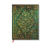 Emerald Flower (Nature’s Grace) Mini Lined Hardcover Journal (Elastic Band Closure)