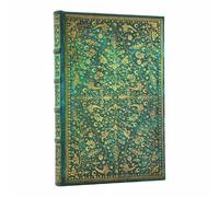 Emerald Flower (Nature’s Grace) Mini Lined Hardcover Journal (Elastic Band Closure)