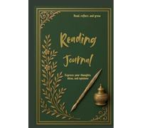 EMERALD GREEN VINTAGE READING JOURNAL, includes 60 book reviews: with 3 pages per book. add essential information about the book and reflect on it. ... conclusions and ratings of the book you read.