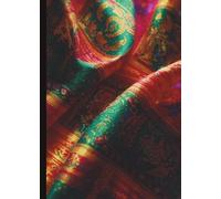 Emerald Peacock Sari Silk Print Lined Journal
