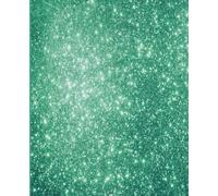 Emerald Sparkle - College Ruled Notebook: A refined writing notebook in rich, calming green tones
