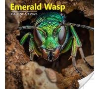 Emerald Wasp Calendar 2026: Vivid Green Wonders from the Insect Kingdom