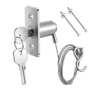 Emergencies - Puerta de garaje de liberación manual, construcción universal de acero inoxidable sin necesidad de taladrar, compatibilidad con herrajes para puerta