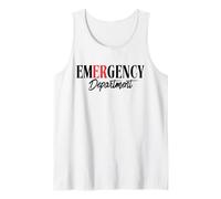 Emergency Department ER RN Nurse Room Healthcare Crew Camiseta sin Mangas