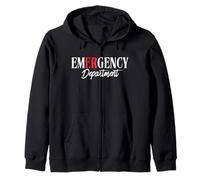 Emergency Department ER RN Nurse Room Healthcare Crew tee Sudadera con Capucha