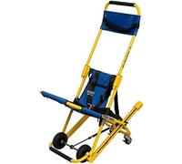 Emergency Stair Chair - Ambulance Firefighter Evacuation Chair Portable Stair Stretcher Lightweight Aluminum Alloy Stair Lift Foldable Climbing Wheelchair-,Azul,Passion33