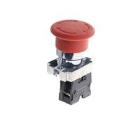 Emergency Stop Switch 1Pcs 22mm NC Red Mushroom Emergency Stop Push Button Switch XB2-BS542