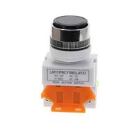 Emergency Stop Switch 1pcs LAY37 Y090 22mm DPST 1NO 1NC Momentary Push Button switches 4 Screws 10A 660V PowerRed Green Blue Yellow White Black(1)