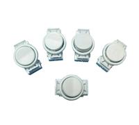 Emergency Stop Switch 250V 0.5A Lamp Push Button SwitchR Round Rocker Switches for Table Lamp Ceiling Lights and Electrical Appliance OJ-336, 6-Pack,(2)