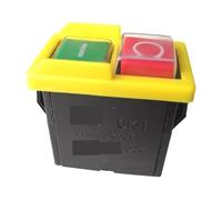 Emergency Stop Switch CK1 CK-1 125V/10A 250V/6A 4 Pins Waterproof Electromagnetic Pushbutton Switches for Grinder(110V)