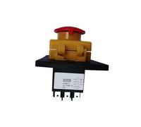 Emergency Stop Switch DZ05C 7pins IP55 380VAC 10A Waterproof On Off Electromagnetic Pushbutton Push Button Switches for Machine Starting Controls Switches