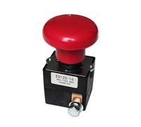 Emergency Stop Switch ED125-16 Mushroom Head Push Button Switches for Pallet Car Trucks Cart 125A 48V