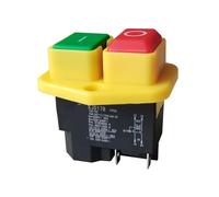 Emergency Stop Switch Electromagnetic Pushbutton Switches Waterproof Emergency Stop Button Switch 16(12) A 10(8) A 250V 2HP 16A 220-240V KJD17B(KJD17B-B-4P) Controls Switches