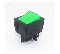 Emergency Stop Switch KCD4-201 on Off on On 30A/250V 16A/250V Heavy Duty 4 Pin T85 Rocker with Light 12V 24V 110V 220V 380V(Green 4pin)