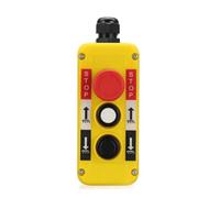 Emergency Stop Switch Red Up Down Push Button PG13.5 Cable 400V for Hoist Crane