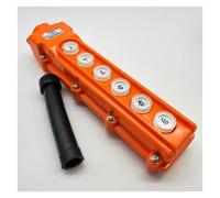 Emergency Stop Switch Waterproof Hoist Push Button Switch Crane Switch TNHA1-COB-61 21 31 32 33 Pendant Controller 220v 380v(Six Keys,220V) Controls Switches