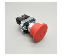 Emergency Stop Switch XB2-BS142 XB2-BS442 XB2-BS542 1NC Key Emergency Stop Rotary Push Button Switch 2 Position Locking 22mm Mushroom Head Button(XB2-BT142)