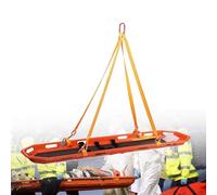 Emergency Stretcher Camilla De Emergencia Aérea PE, Cesta De Camilla De Emergencia Desmontable De Acero Inoxidable, Camilla Colgante Con Tabla Espinal, Tablero De Inmovilización EMT