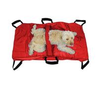 Emergency Stretcher Camilla Para Perros, Camilla Plegable Y Suave Para Animales, Transporte Plegable De Animales Domésticos De Nailon, Para Rescate De Perros Y Otros, Con Asas Resistentes(Red)