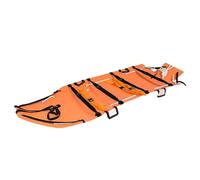 Emergency Stretcher Camilla Plegable Con Ruedas - Camilla De Rescate Portátil Para Bomberos, Camilla De Emergencia Plegable, Camilla De Rescate Multifuncional, Para Hospitales, Clínicas(Orange)