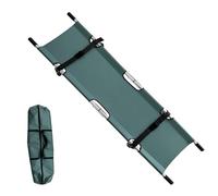 Emergency Stretcher Camilla Plegable De Emergencia Médica, Camilla Portátil De Aleación De Aluminio Con Asas Resistentes Y Patas De Goma Para El Transporte De Pacientes En Ambulancia