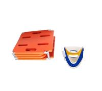 Emergency Stretcher Camilla Plegable Gurney, Tabla Espinal Plegable De PE, Tabla De Transporte De Emergencia Con Collarín, Camilla De Rescate Portátil Para Perros Grandes Adultos(4-Fold)