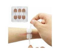 Emergency Wound Closures Band-aid Adhesive Bandages, Zip Stitch Stickers for Camping, Survival & Household Gear, 3 Pcs (45*10mm, Skin)