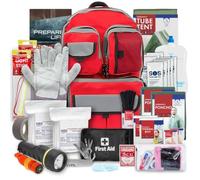 Emergency Zone 2 Person Family Prep 72 Hour Survival Kit/Go-Bag Way to Prepare Your Family | Be Ready for Disasters Like Hurricanes, Earthquake, Wildfire, Floods | Now Includes Bonus Item!