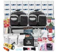 Emergency Zone Bolsa de Supervivencia Urbana para 4 Personas de 72 Horas | La Manera Preparar a tu Familia | Prepárate para desastres como Huracanes, terremotos, Incendios forestales