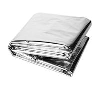 Emergencys - Manta de supervivencia - Hoja de aislamiento térmico de papel de aluminio, manta de rescate reflectante dorada y plateada, equipo ligero de protección contra la intemperie | Kit de